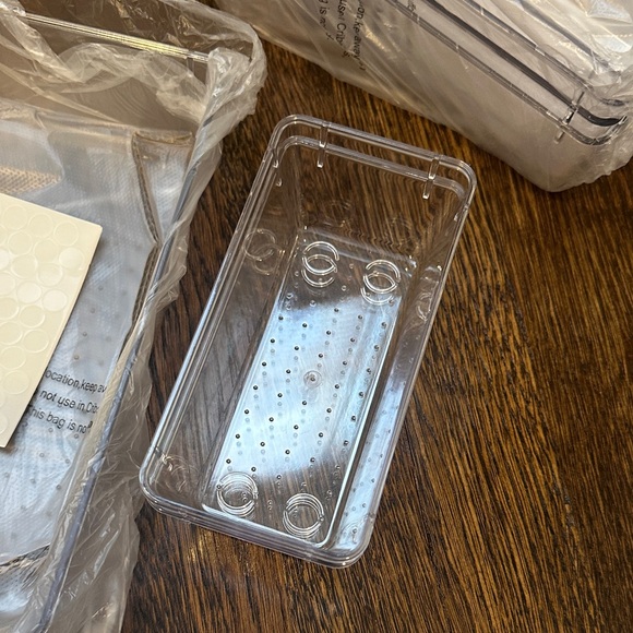 Clear Plastic Storage Containers Set - Picture 2 of 5